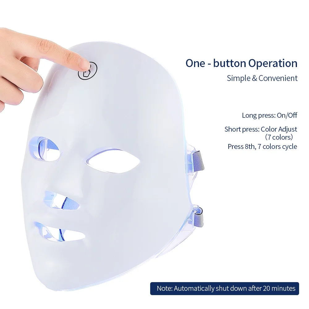 7-Color LED Skin Rejuvenation Mask