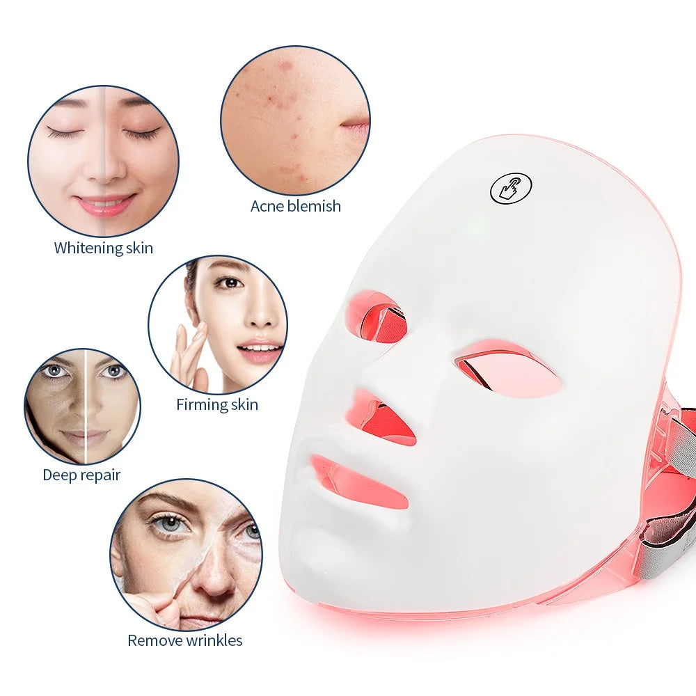 7-Color LED Skin Rejuvenation Mask
